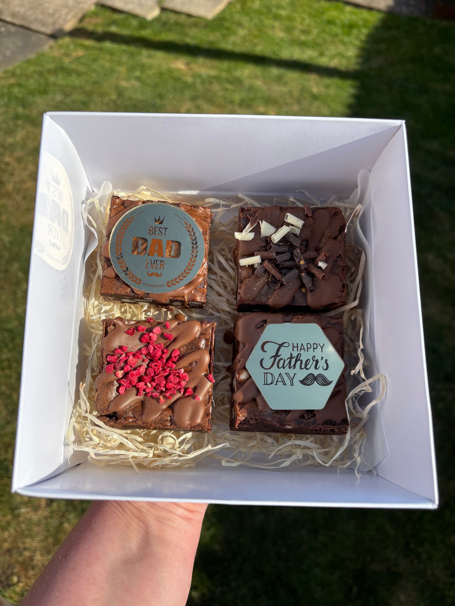 Box of 12 Father’s Day Brownies. Pre Order