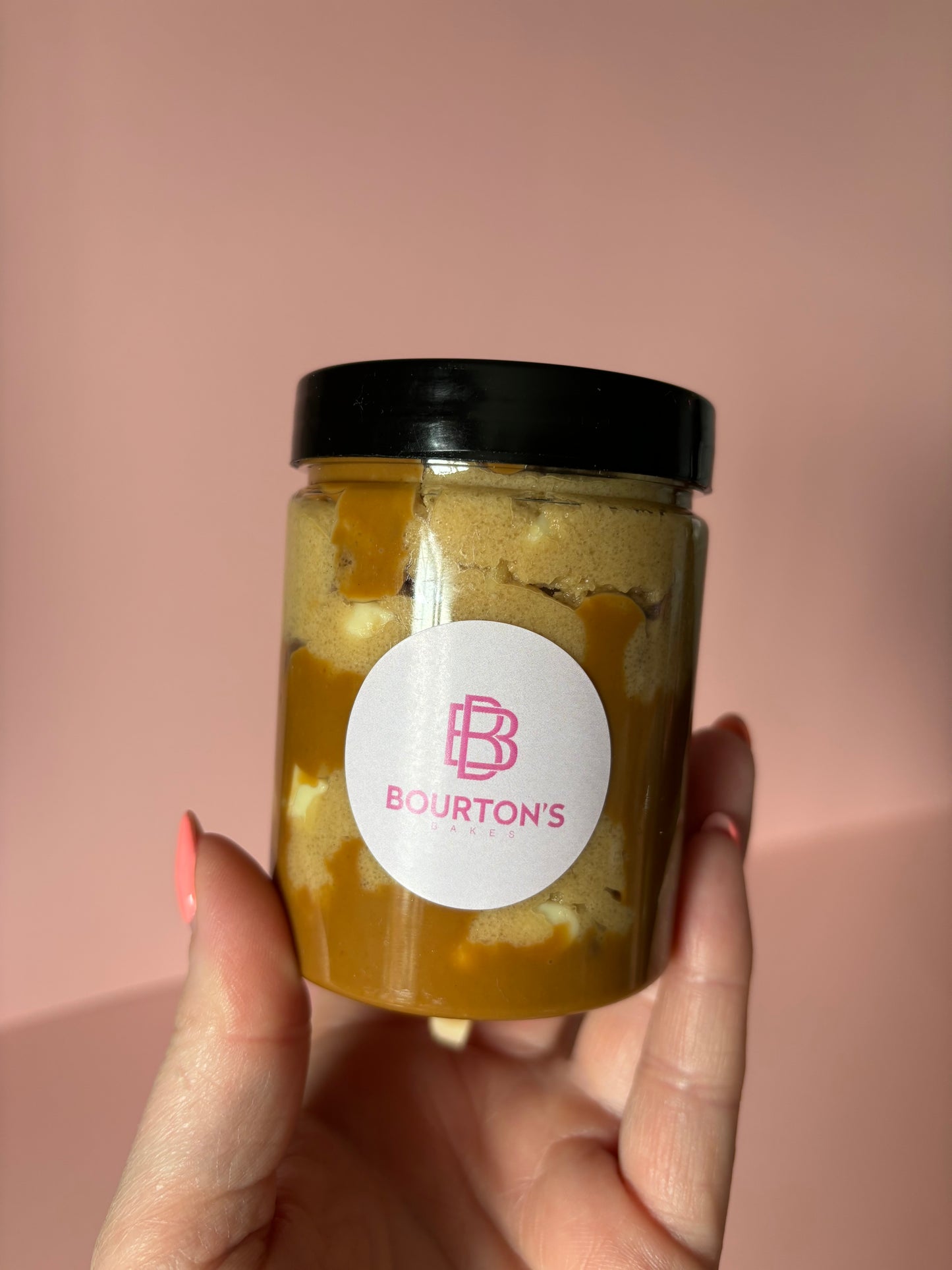 Edible Cookie Dough Layered Jar
