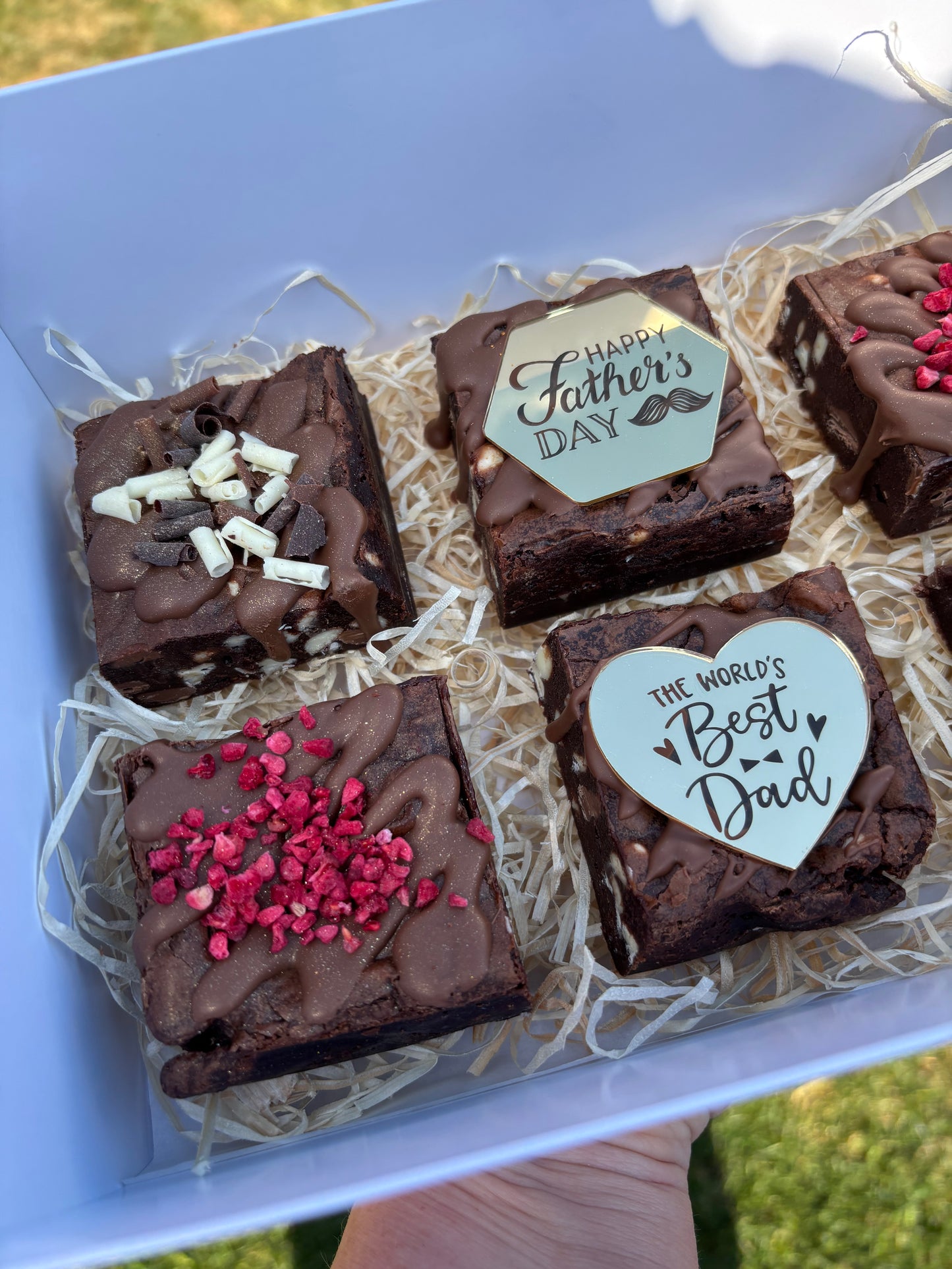Box of 12 Father’s Day Brownies. Pre Order