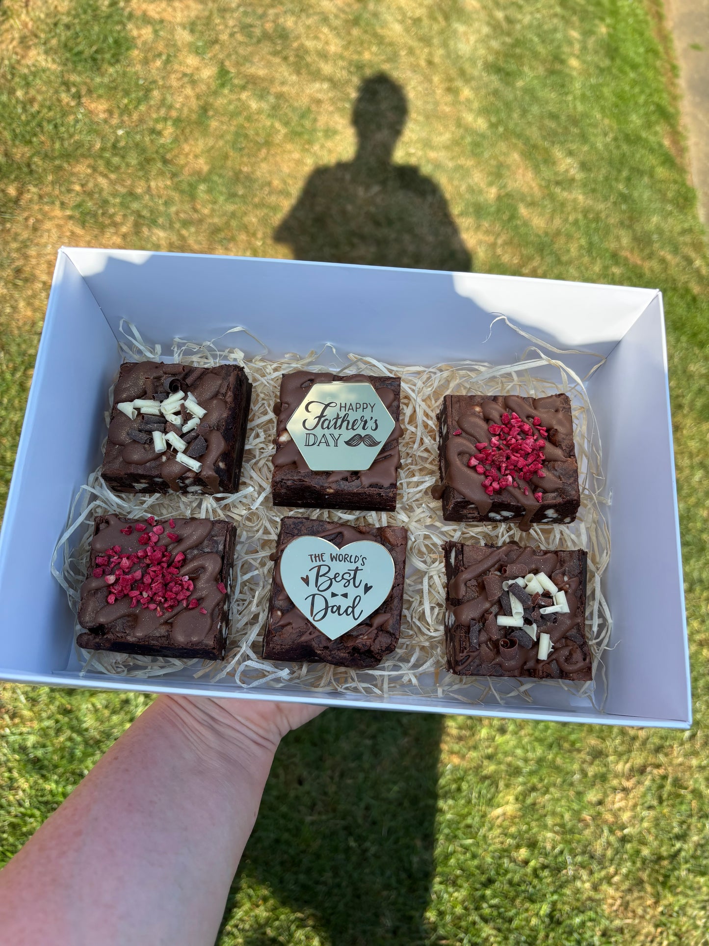 Box of 12 Father’s Day Brownies. Pre Order