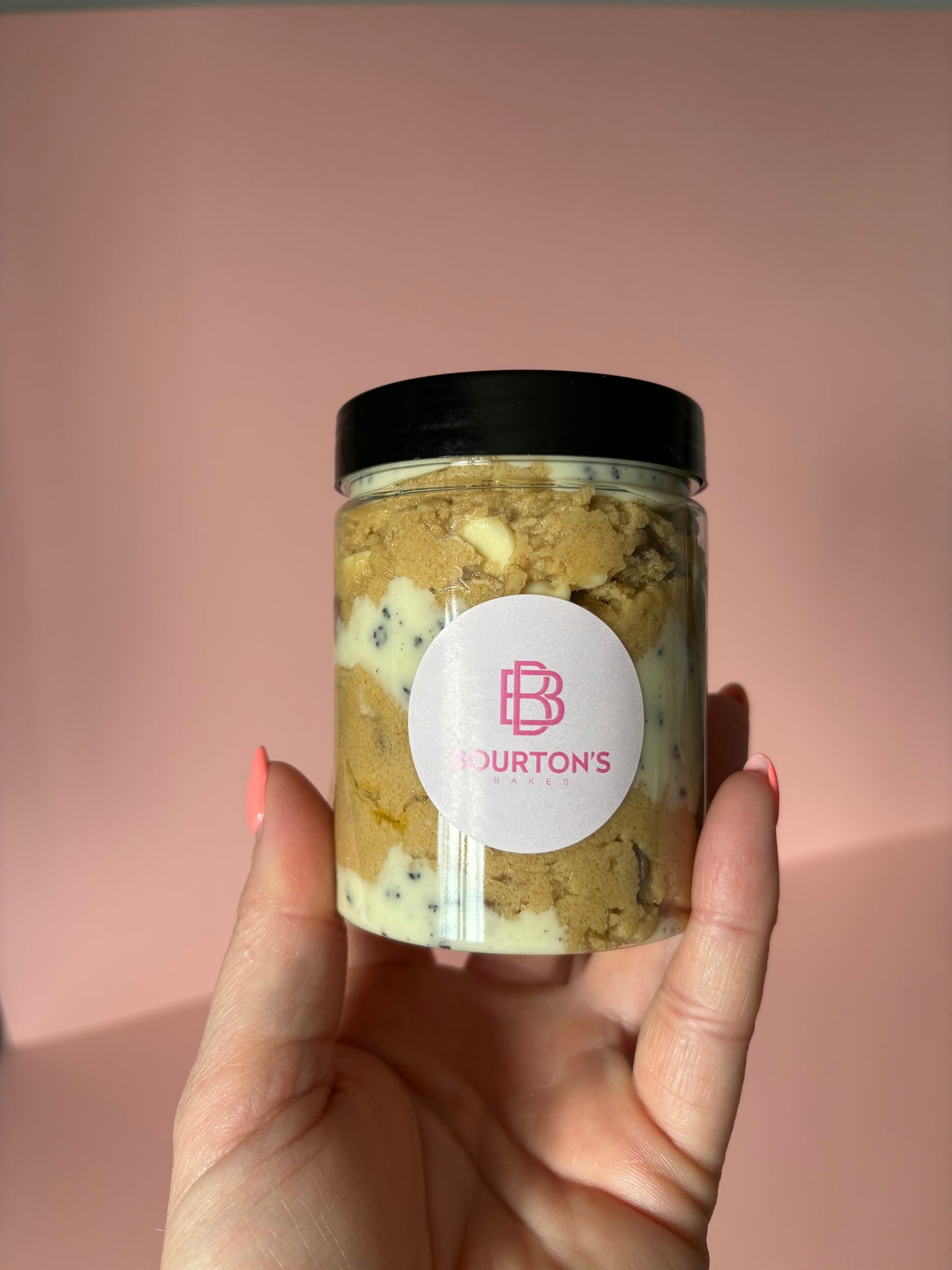 Edible Cookie Dough Layered Jar