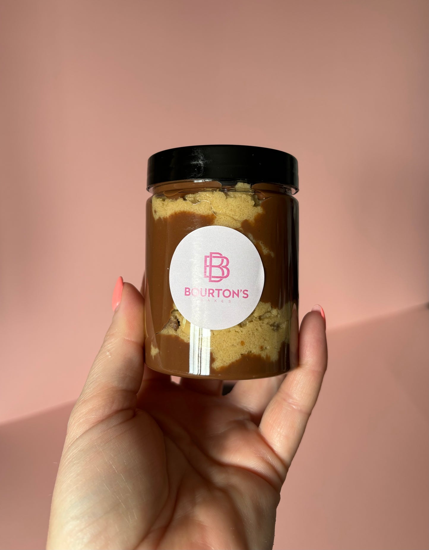 Edible Cookie Dough Layered Jar