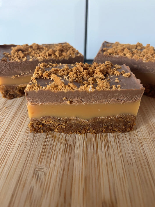 Biscoff Millionaires slice x6